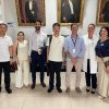 Representantes da empresa Tuoren vêm da China para visitar a Santa Casa de Santos